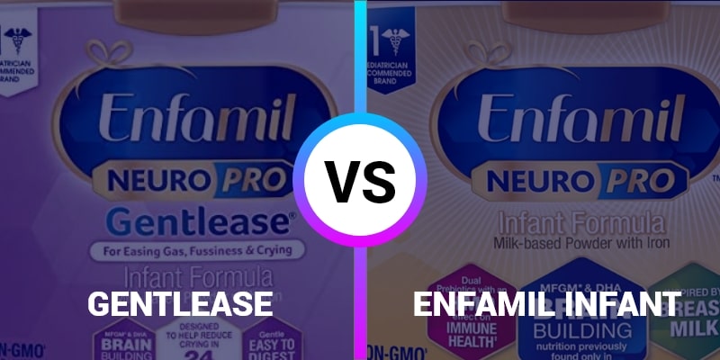 Enfamil Infant vs Gentlease